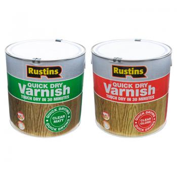 Rustins Quick Dry Clear Varnish 2.5L