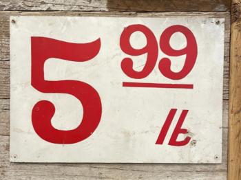 5"99 Sign