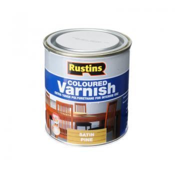 Rustins Polyurethane Coloured Varnish Satin 500ml