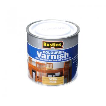 Rustins Polyurethane Coloured Varnish Satin 250ml