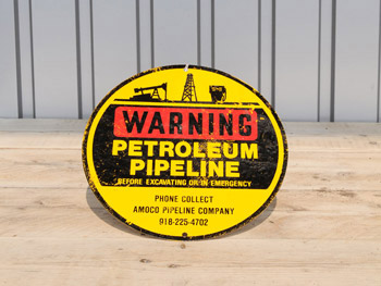 Petroleum Pipeline Sign (1307)