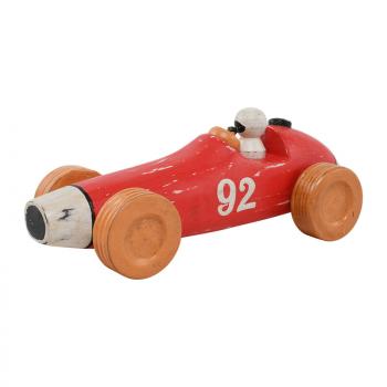 Wood Carving Classic Race Car Toy (Red 92)