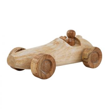 Wood Carving Classic Race Car Toy (Natural)