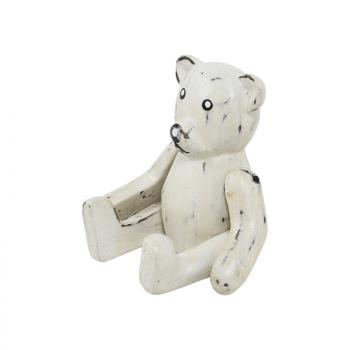 Wood Carving Polar Teddy Toy (S)