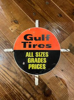 GULF TIRES Sign (1805)