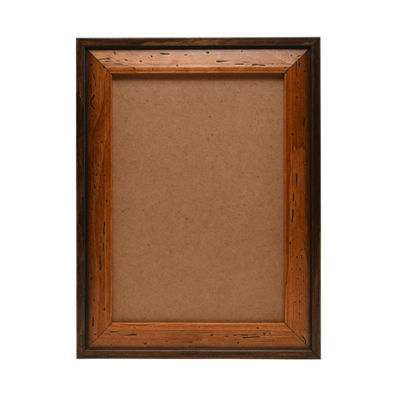 トーステッドパイン フレーム (A4) ※アクリル板(ガラスまたはミラー)と壁掛けフックは別売です。  