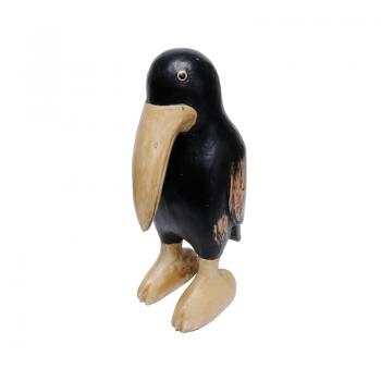 Wood Carving Crow (Small)