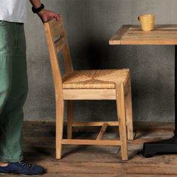 Reclaimed Teak Woven Seat Chair
