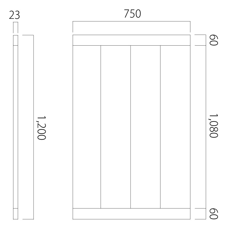 リクレイムド・チーク・テーブル・トップ (1200×750)  