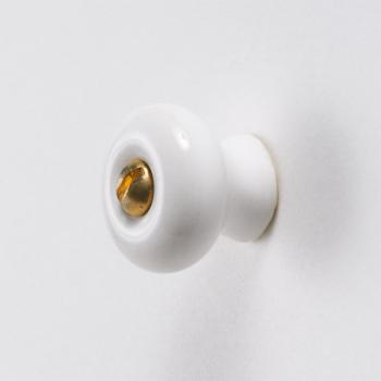 530-50 #909 Porcelain White Knob
