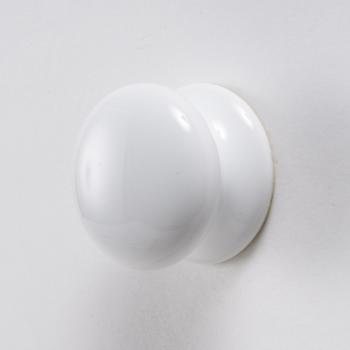 001-12 Porcelain White Knob