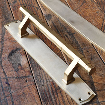 Brass Brand Door Handle #001