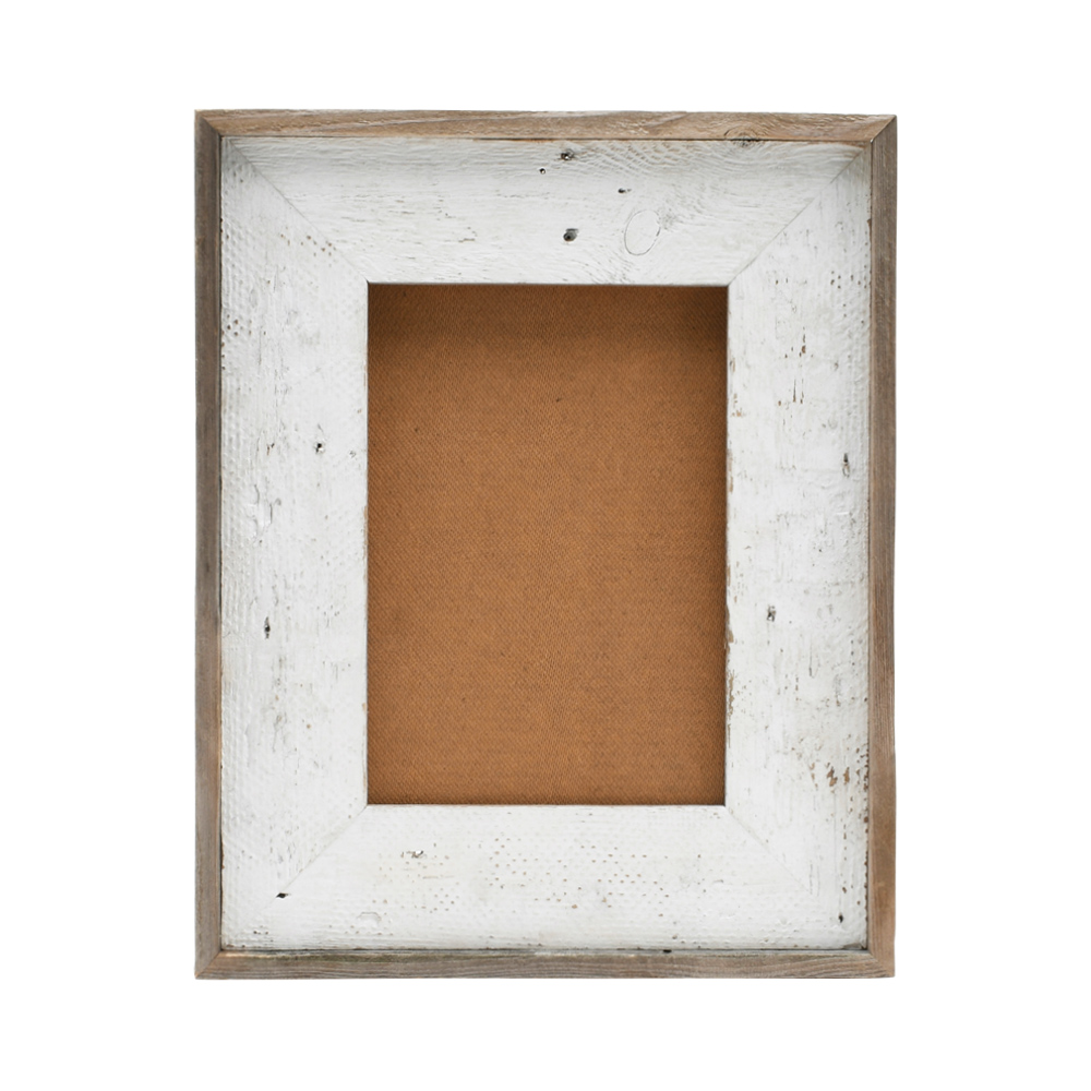 バーンウッド フレーム (AC3) (A4サイズ) (アンティークホワイト) ※アクリル板と壁掛けフックは別売です。  