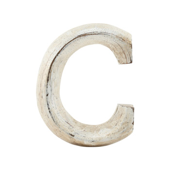 Wood Carving Letter 「C」