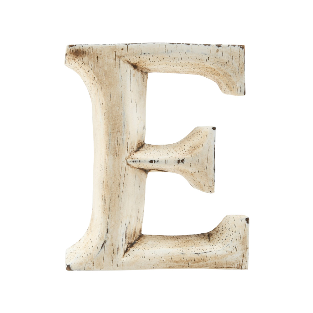Wood Carving Letter 「E」