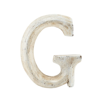 Wood Carving Letter 「G」