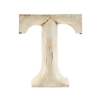 Wood Carving Letter 「T」