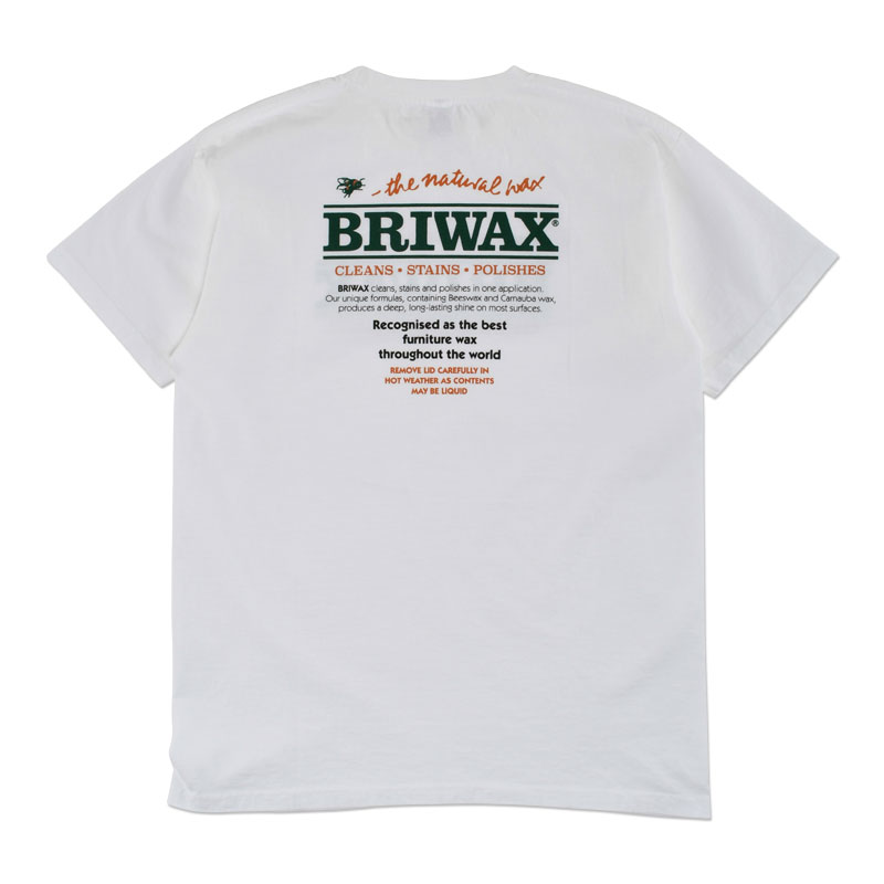 ブライワックス ロゴ Tシャツ  (ホワイト)  