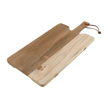 Teak Cutting Board Square with Arm
