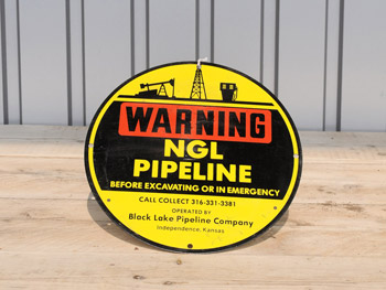 Pipeline Sign / Kansas (1307)