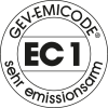 EMICODE EC1認証ロゴの表示